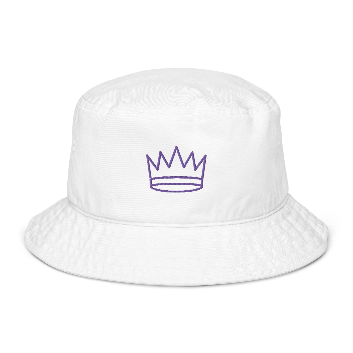 Organic bucket hat with crown