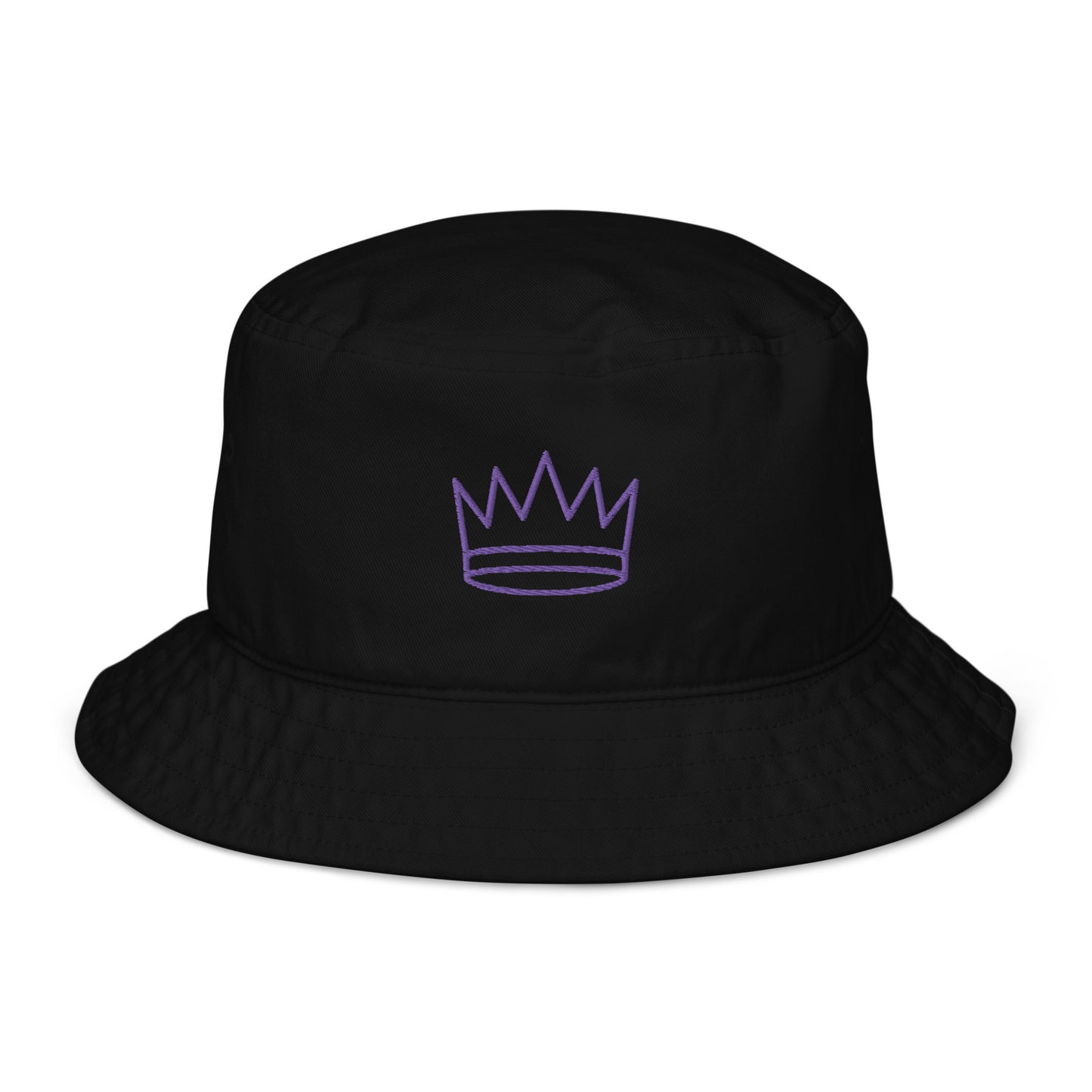 Organic bucket hat with crown