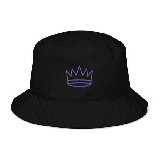 Organic bucket hat with crown