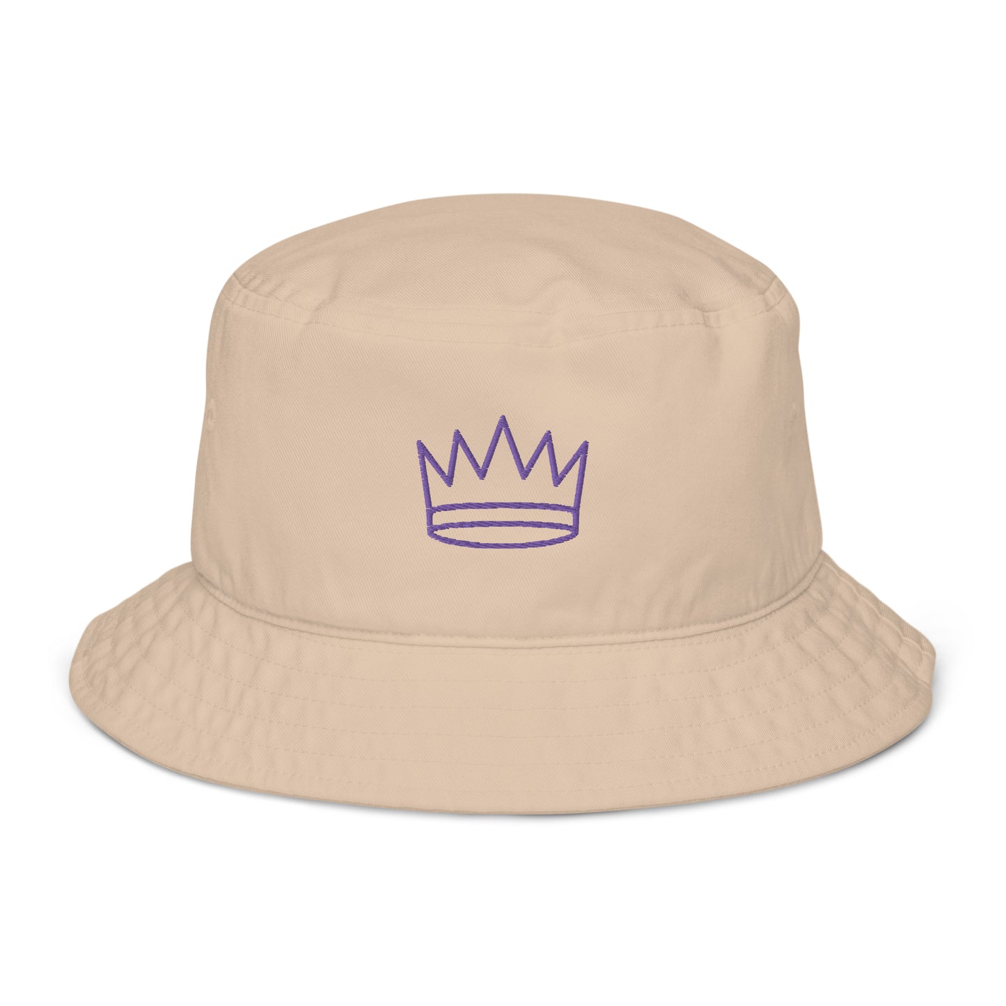 Organic bucket hat with crown