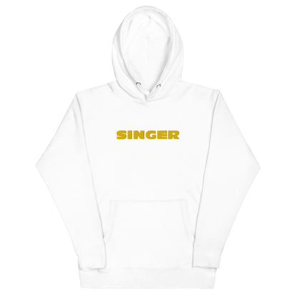 Unisex Embroidered 'Singer' Hoodie